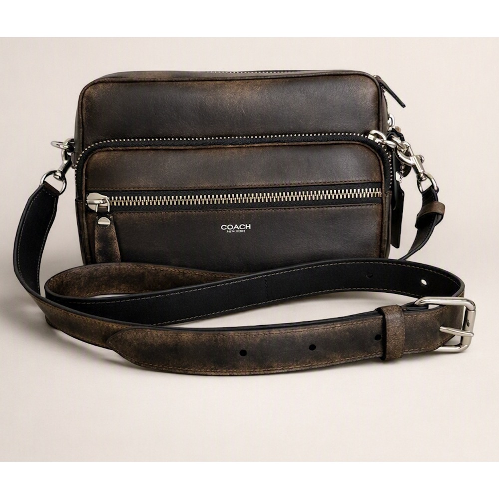 Coach Dakota Crossbody Bag Glovetanned Loved Leather Brown w/ box, NWT